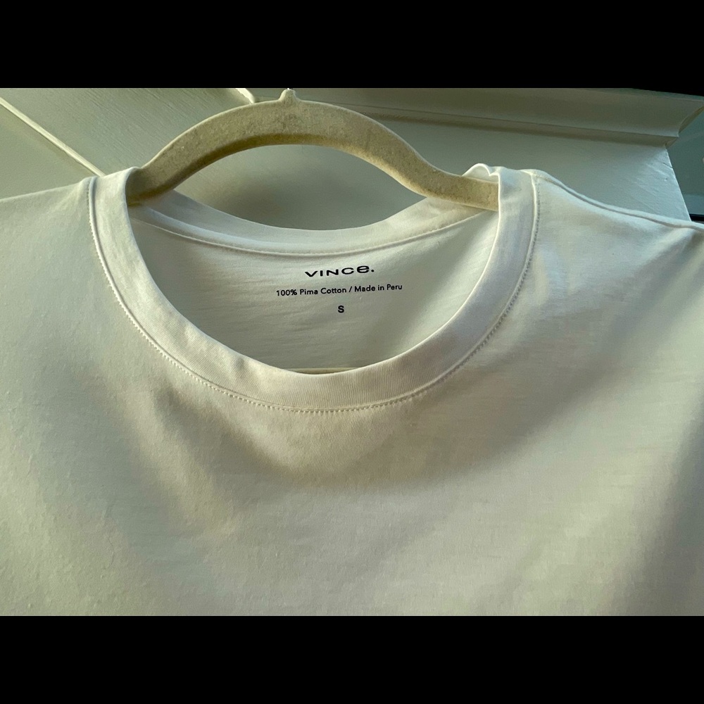 Vince white tee